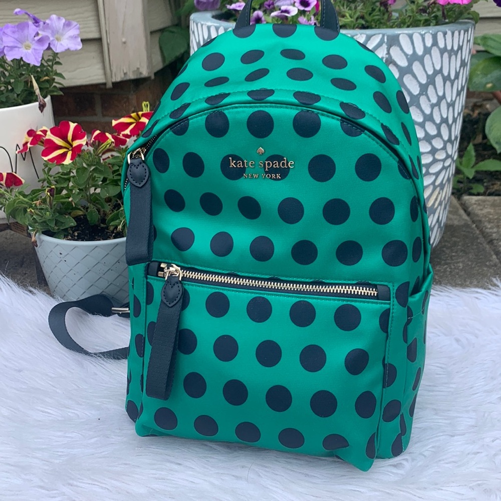 Nwt kate spade Chelsea delightful dot medium backpack
